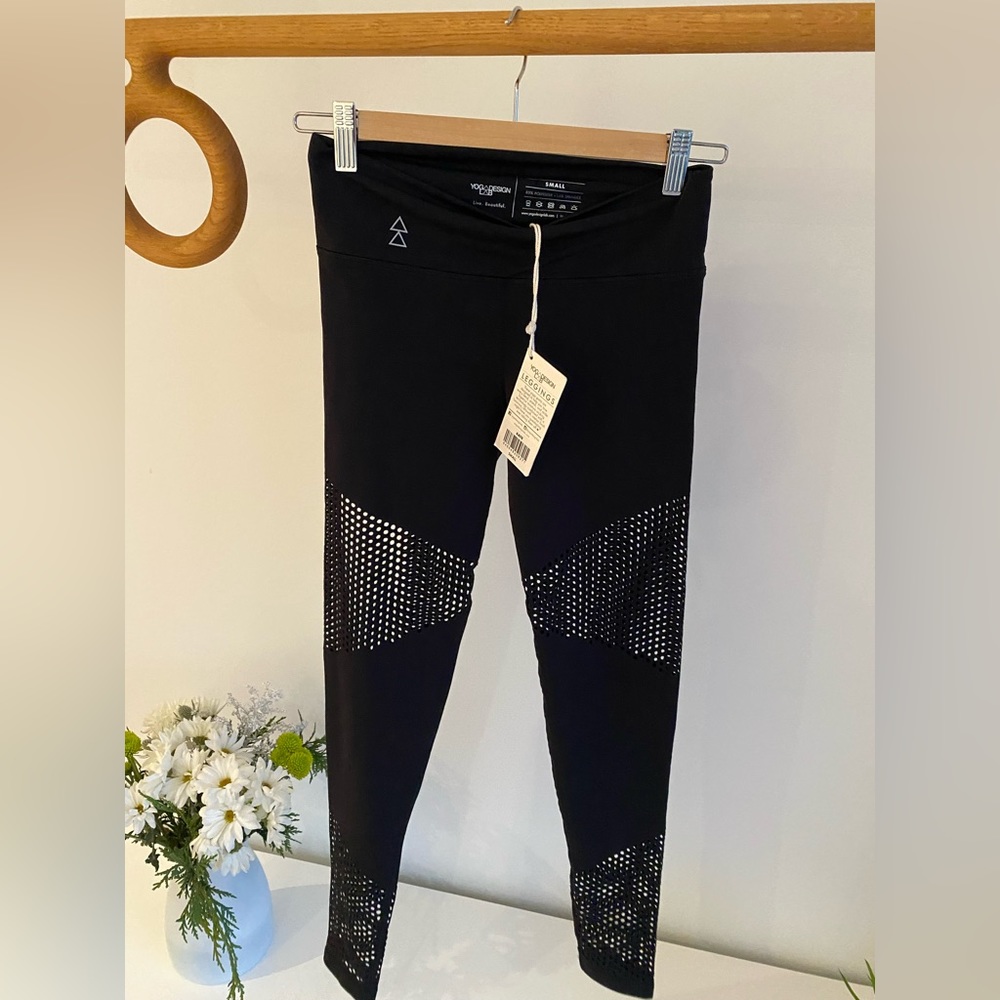 Yoga Design Lab Katie Mesh Yoga Leggings